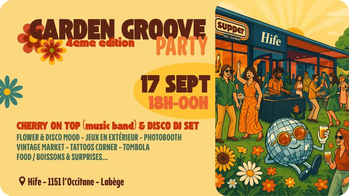Affiche, Garden Groove Party