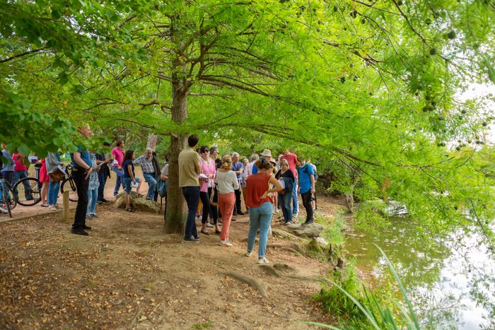 Visite de l'Arboretum des Ibis