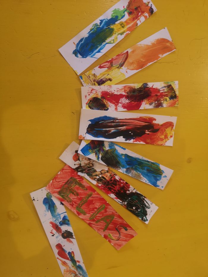 Peinture avec un fer à repasser
