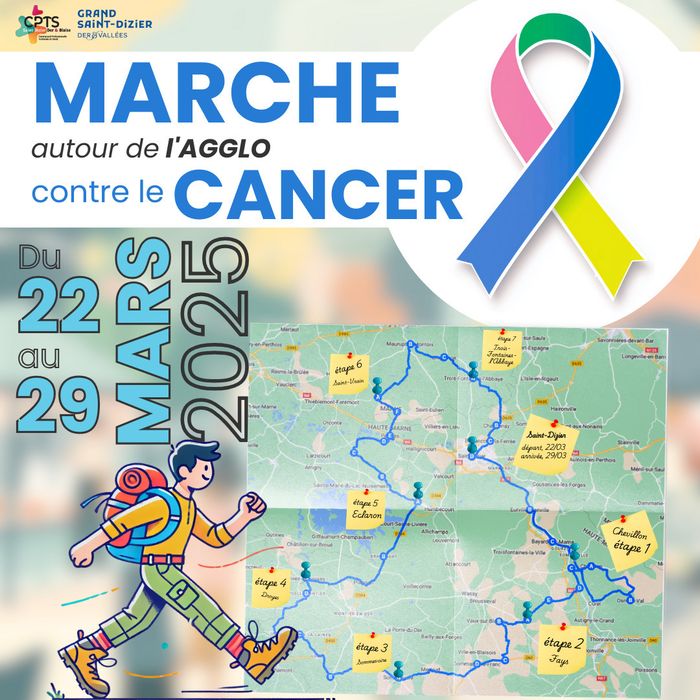 Marche autour de l'Agglo contre le Cancer