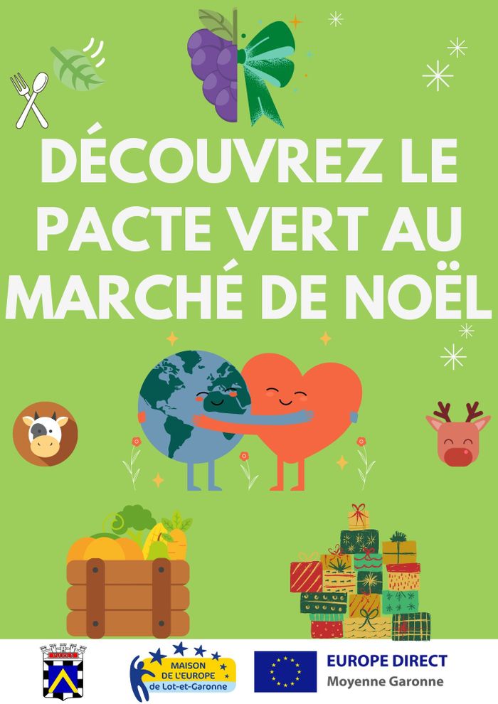 Découvrez le pacte vert au marché de Noël