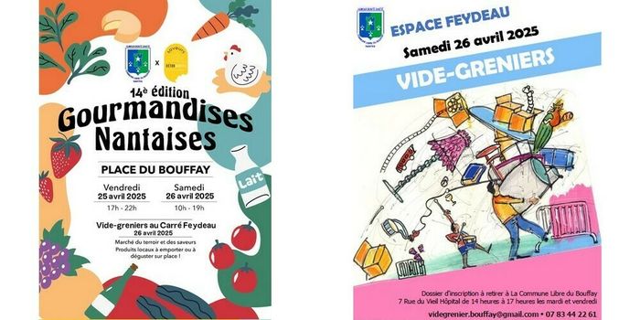 Les Gourmandises Nantaises + Vide-greniers du Bouffay
