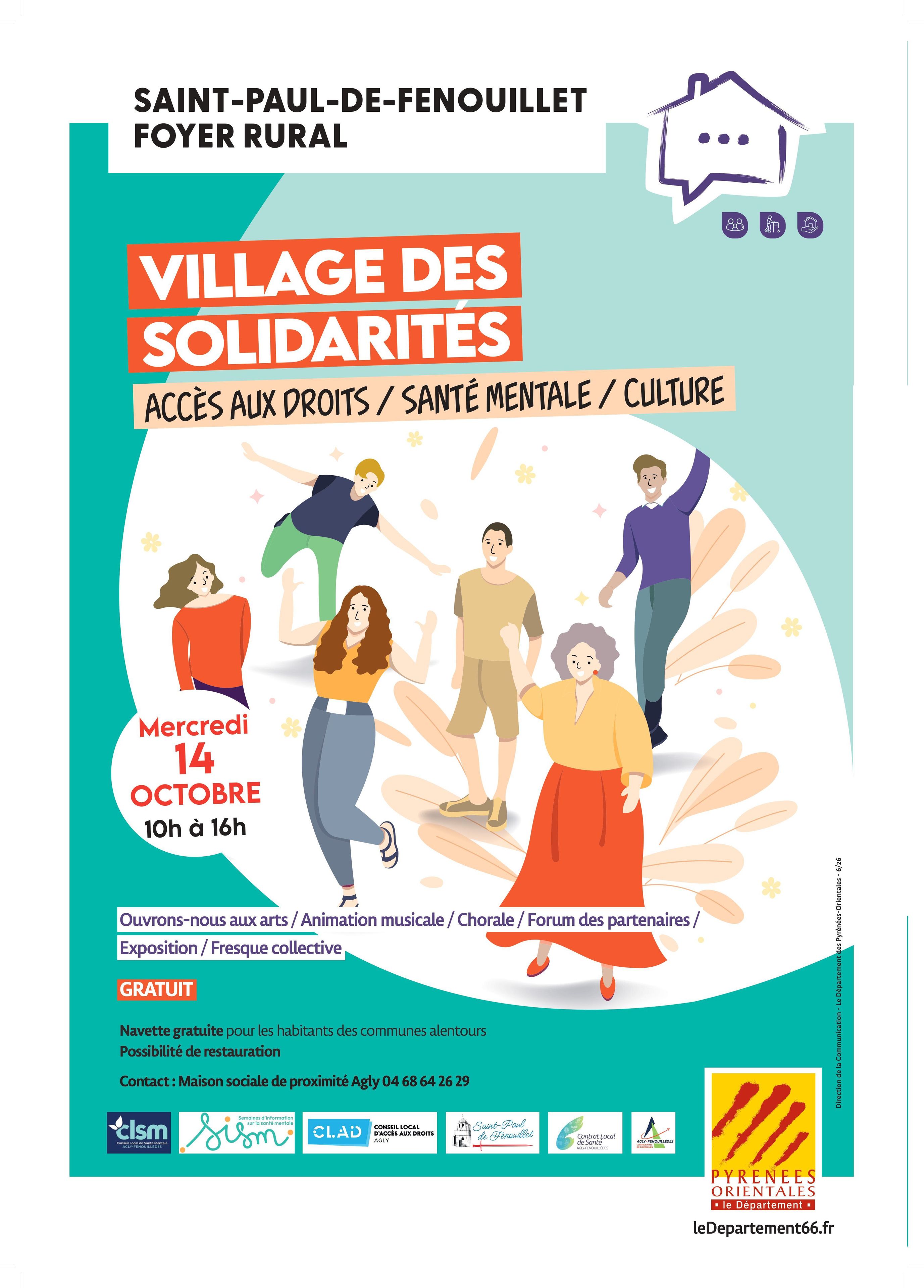 La MSA Grand Sud engagée au Village des Solidarités de Saint-Paul-de-Fenouillet, le 14 octobre