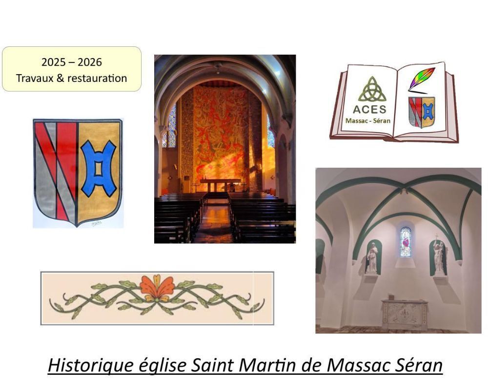Visitez l'église Saint-Martin à Massac-Séran