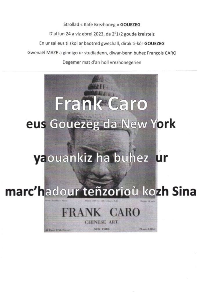 Café bretonnant à Gouézec - Conférence de Gwenaël Mazé