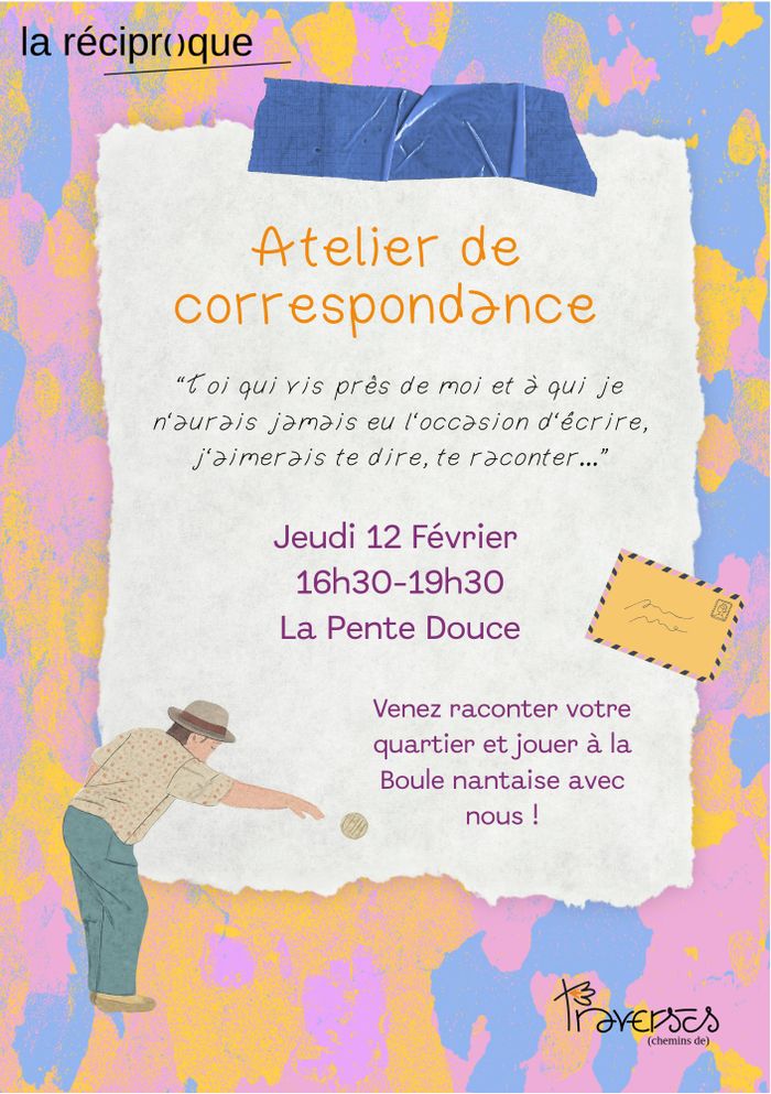 Un atelier de correspondance pour raconter son quartier - La Pente Douce