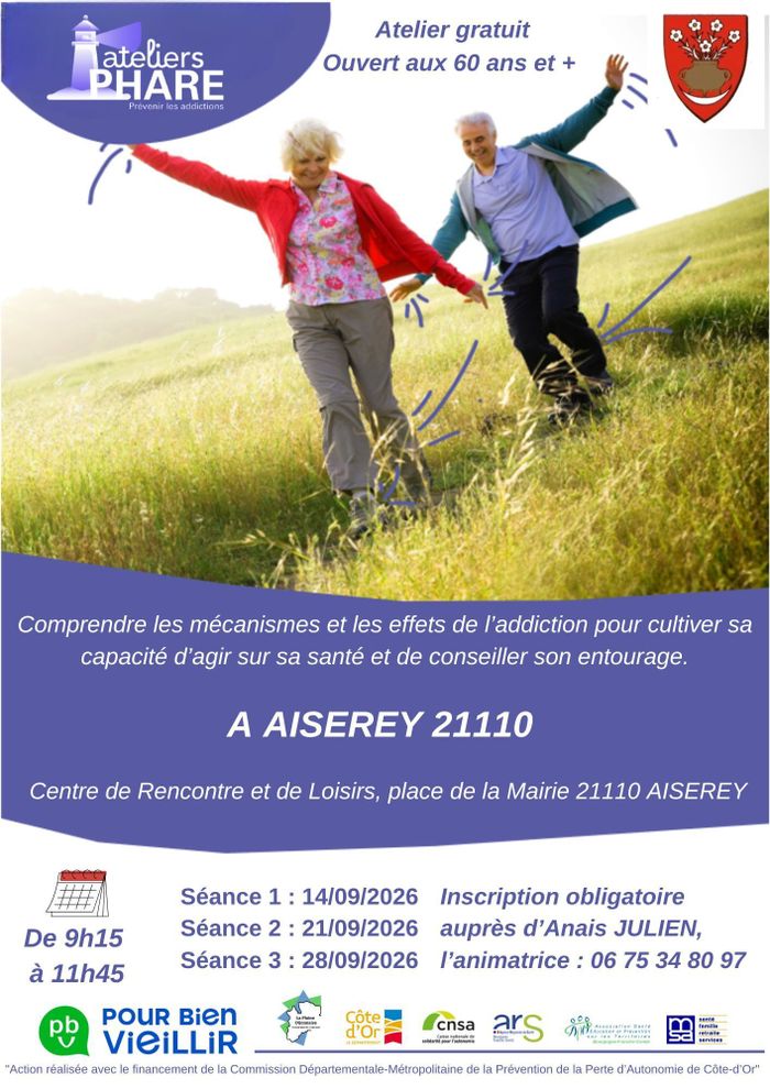 Atelier PHARE : prévention des addictions à AISEREY