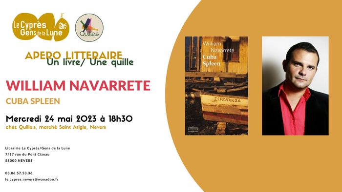 Apéro Littéraire avec William Navarette