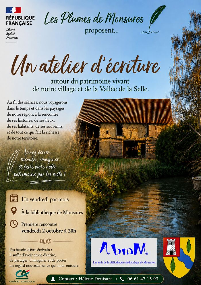 Atelier d'écriture : les plumes de Monsures