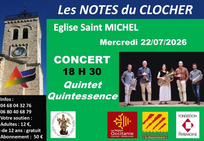 Les Notes du clocher - Concert Quintessence