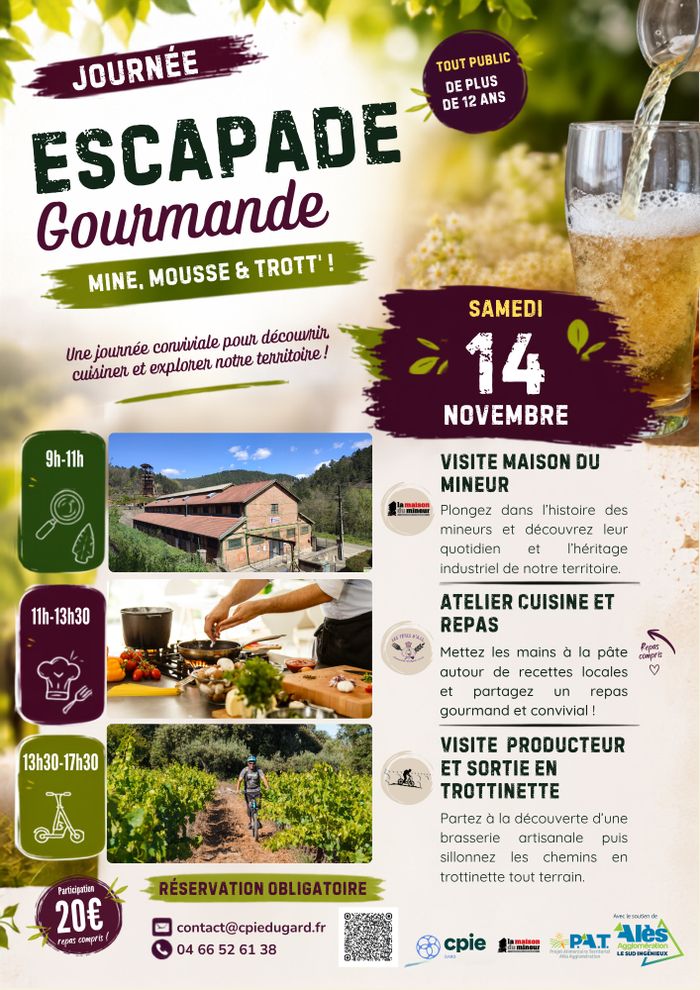 Journée Escapade Gourmande : Mine, mousse et trott' !