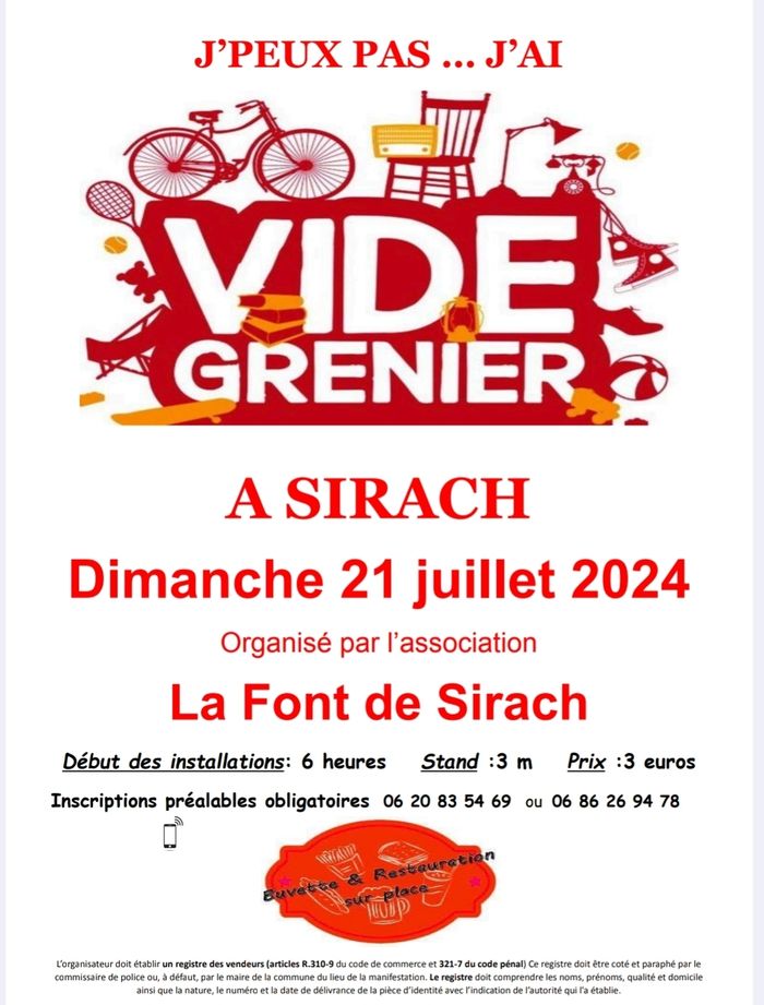 Vide grenier Sirach