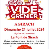 Vide grenier Sirach
