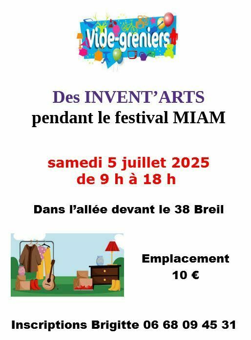 Vide grenier des Invent'arts