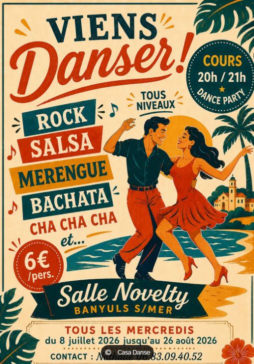 Viens danser ! rock, salsa, merengue, bachata...