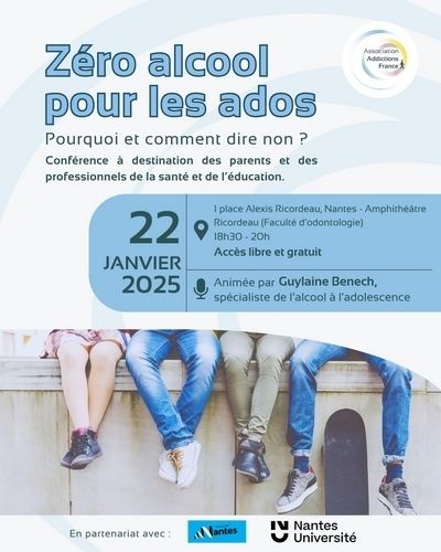 Conférence-débat - Alcool pour les ados : pourquoi et comment dire non ?