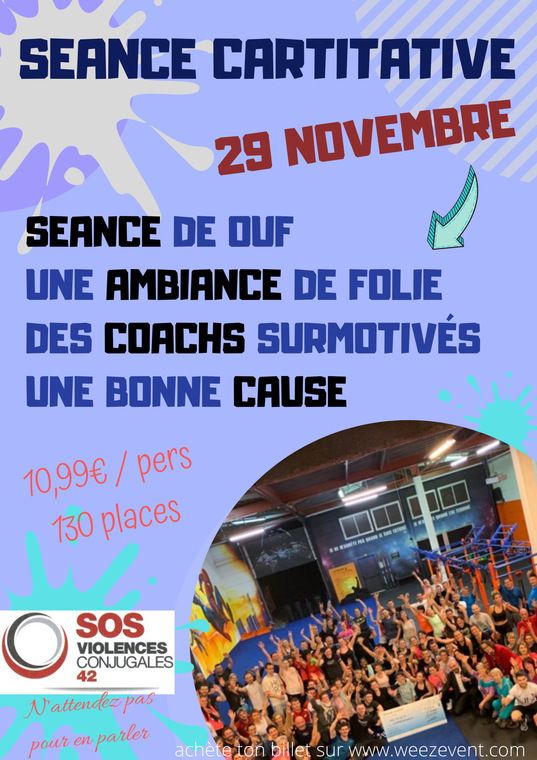 (action solidaire) Séance de Training Academy en soutien à Sos Violences Conjugales 42.