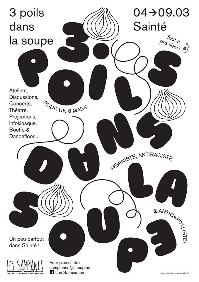 (festival féministe) 3 Poils dans la Soupe, troisième édition