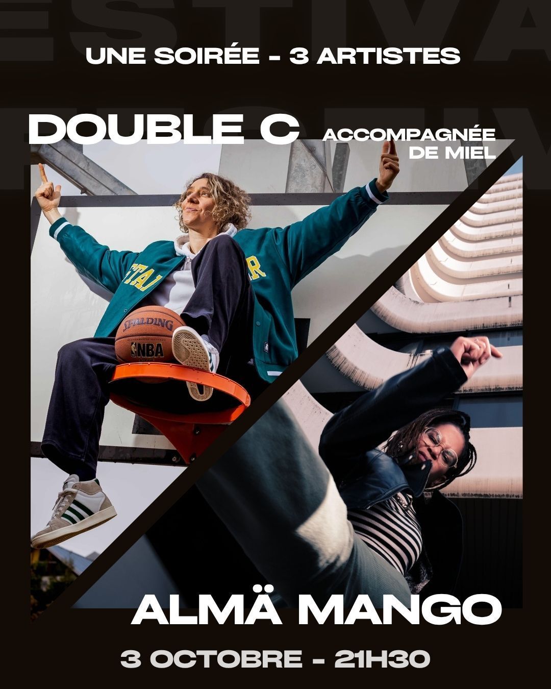 Double C et Almä Mango en live – 3 MEUFS on stage !