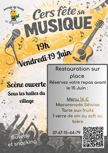 Scène ouverte – Cers fête sa musique