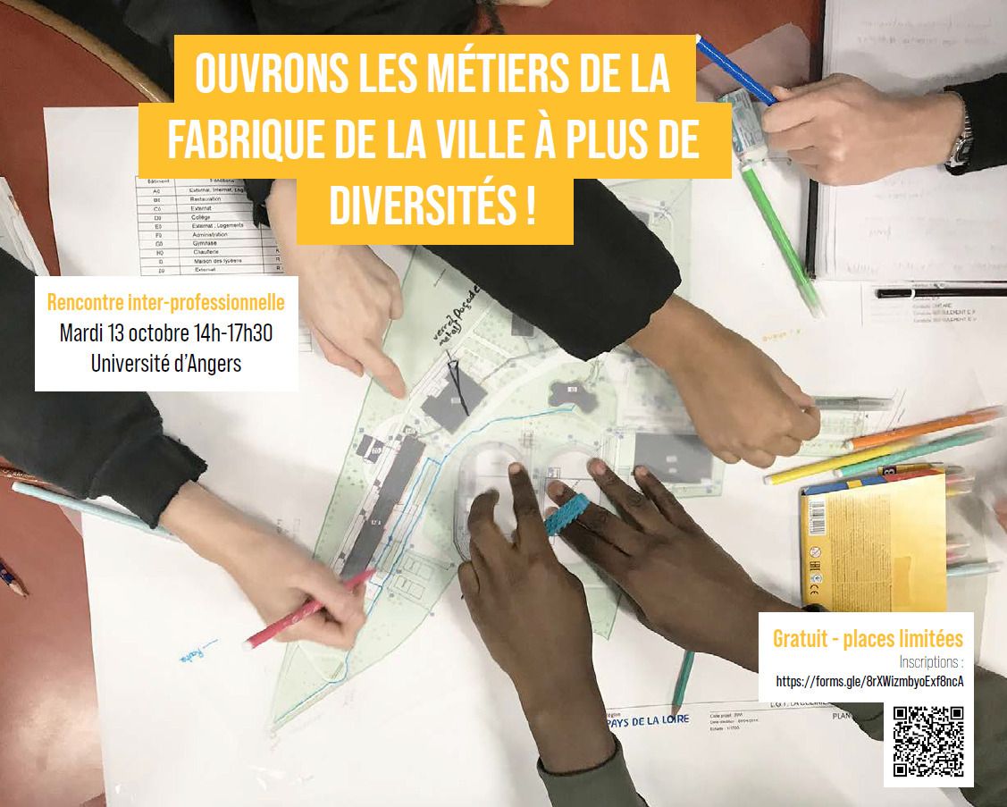 Rencontre interprofessionelle - Ouvrons les métiers de la fabrique de la ville à plus de diversité