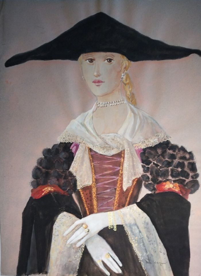 Visite libre de l’exposition "Aquarelles d'Inès Wagner. Visages et costumes en transparence"