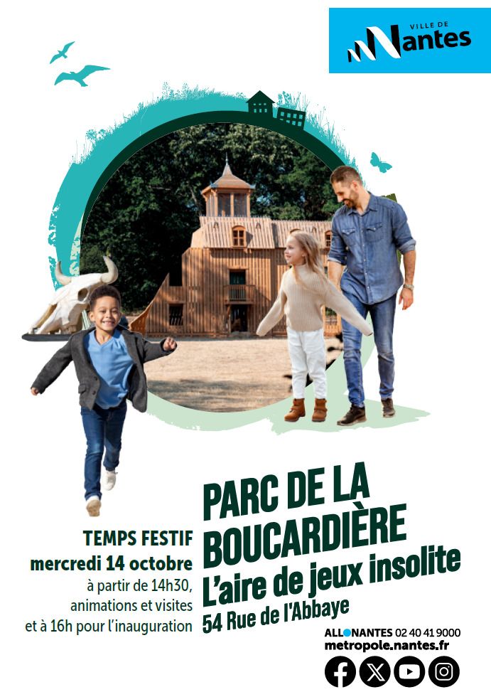 Inauguration de l'aire de jeux du parc de la Boucardière