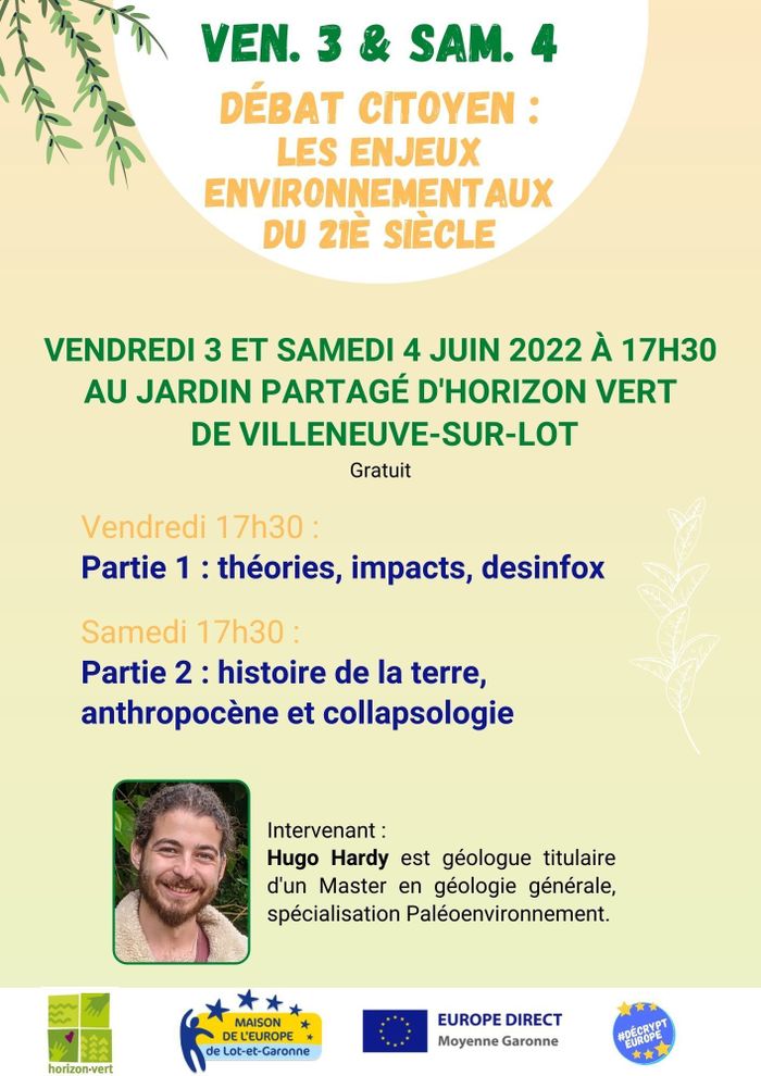 Débat citoyen : les enjeux environnementaux du 21è siècle