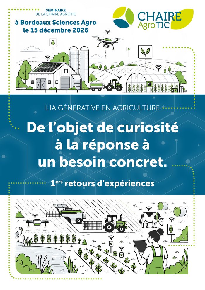 L'IA Générative en agriculture : de l'objet de curiosité à la réponse à un besoin concret. 1ers retours d'expérience