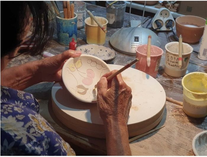 Atelier découverte d'émaillage sur céramique