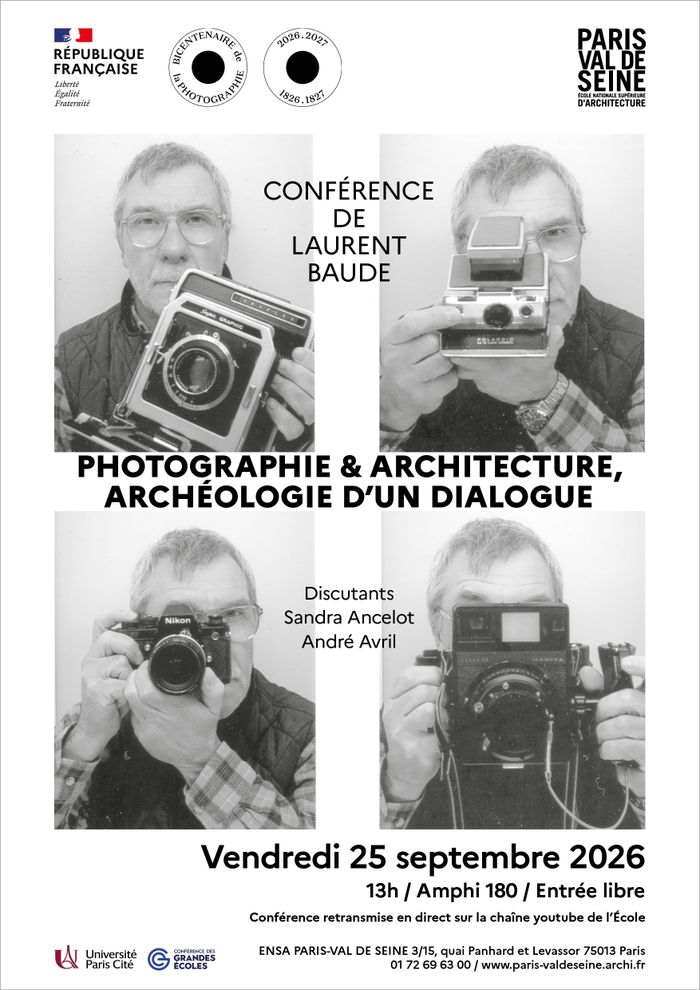 Conférence de Laurent Baude : "Photographie & Architecture, archéologie d’un dialogue"