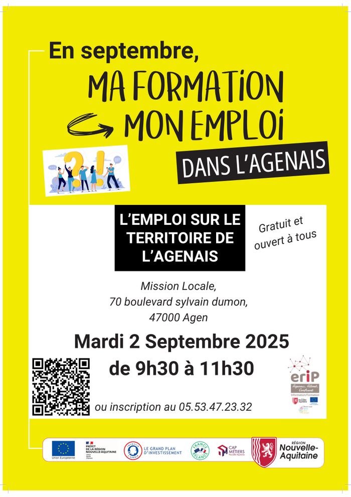 L'ERIP organise une information collective pour présenter le territoire de l'Agenais.