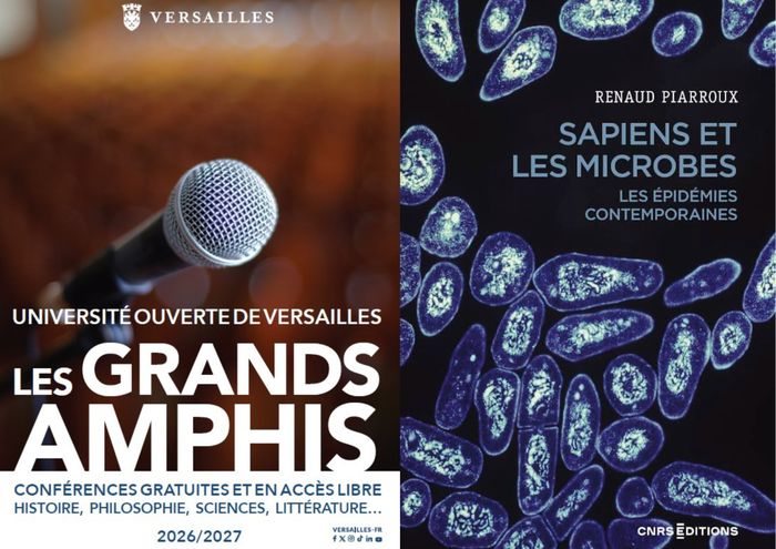 Conférence prononcée par M.Renaud Piarroux, pour son ouvrage "  Sapiens et les microbes. Les épidémies contemporaines ". Ed.CNRS.