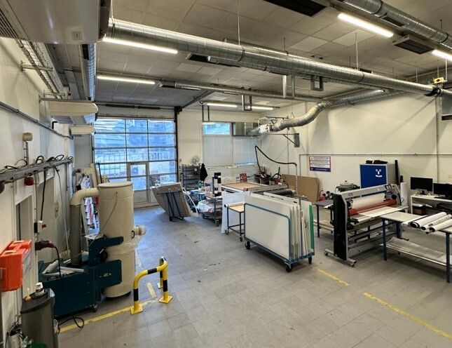 Visite de l'atelier signalétique de la RATP