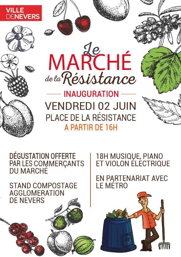 Inauguration du Marché de la Résistance
