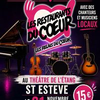 Concert live au profit des restaurants du cœur