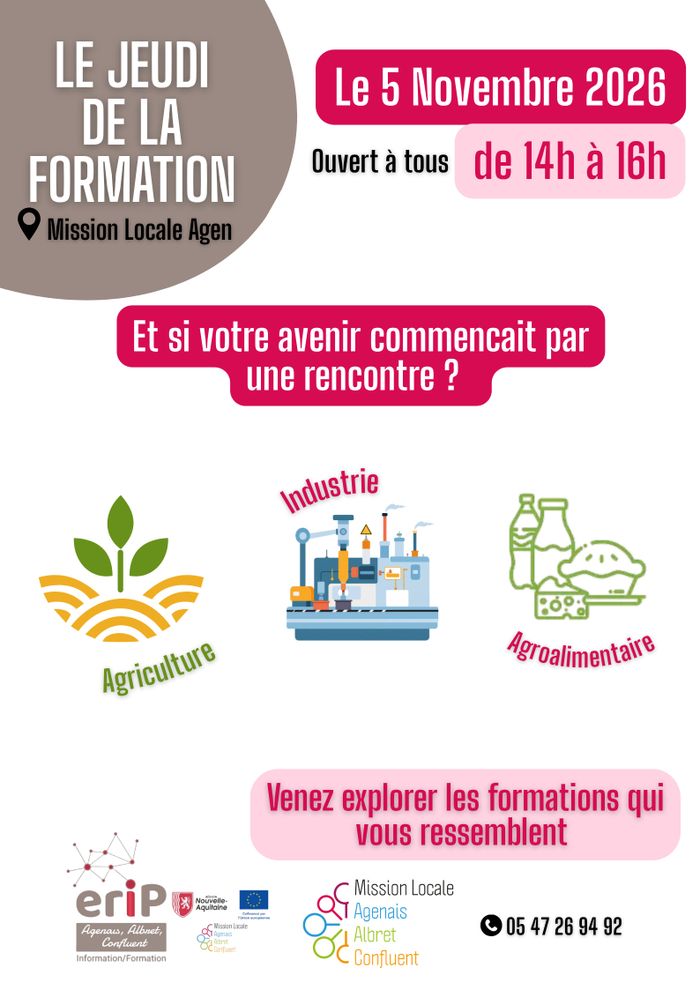 LE JEUDI DE LA FORMATION