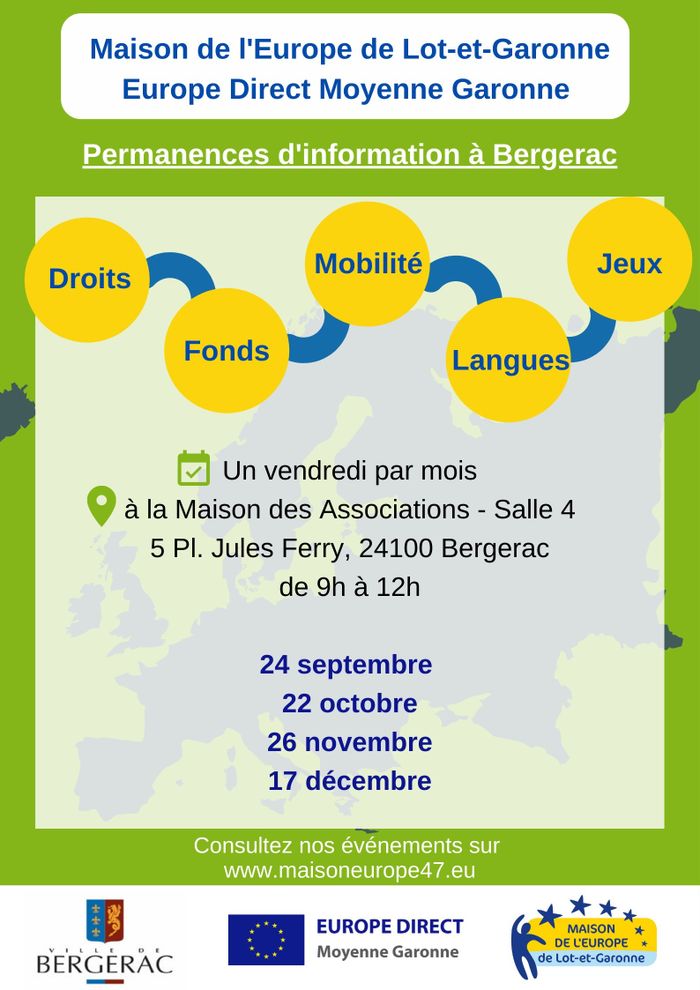 Permanence d'information à Bergerac