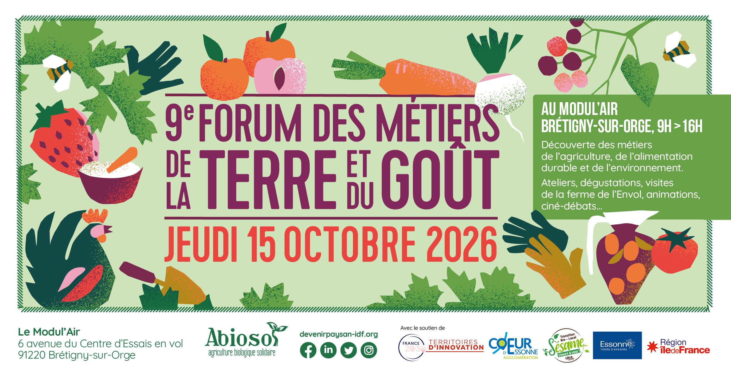 Forum des métiers de la terre et du goût