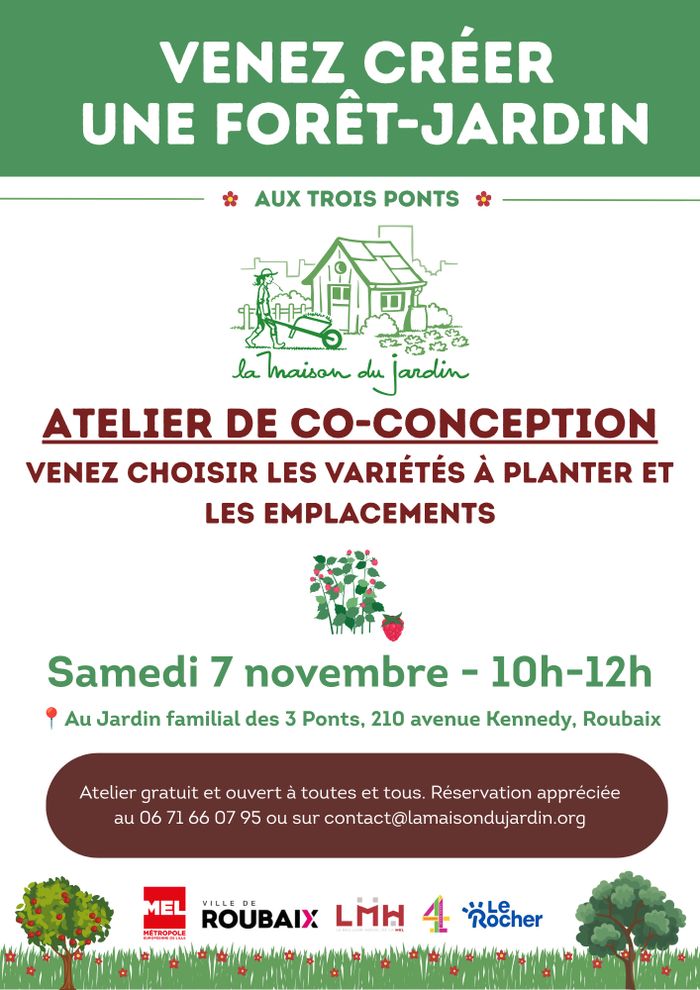 Co-conception d'une forêt-jardin aux 3 Ponts 🌳
