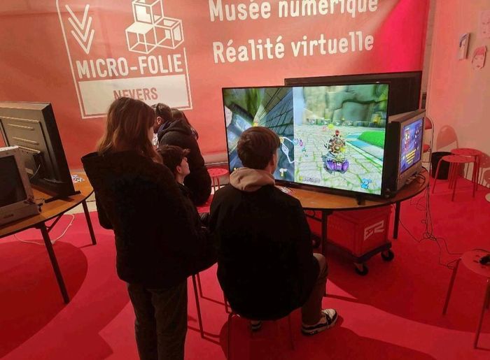 Jeux vidéos à Micro-Folie avec l'association 58Giga !