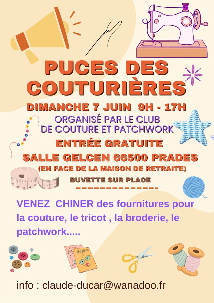 Puces des couturières - Matériel couture, tricot, broderie