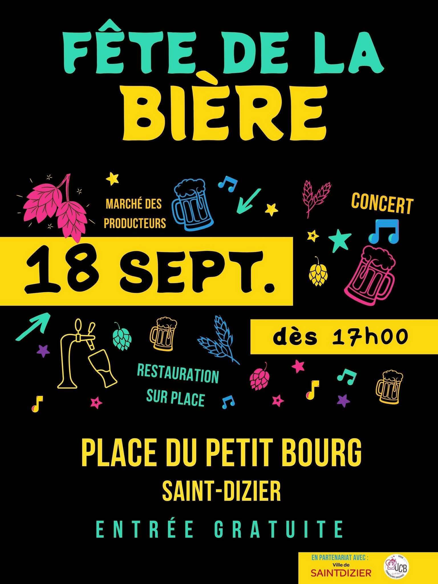 Affiche Fête de la bière à Saint-Dizier