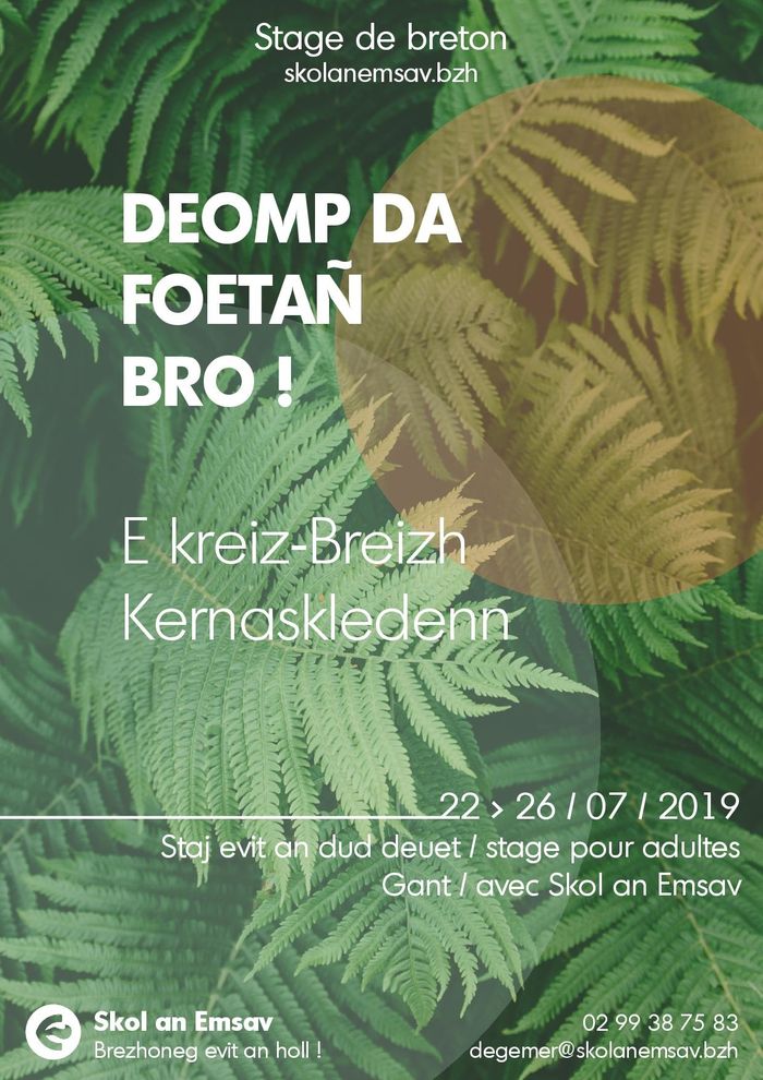 Stage de breton pour adultes à Kernascléden