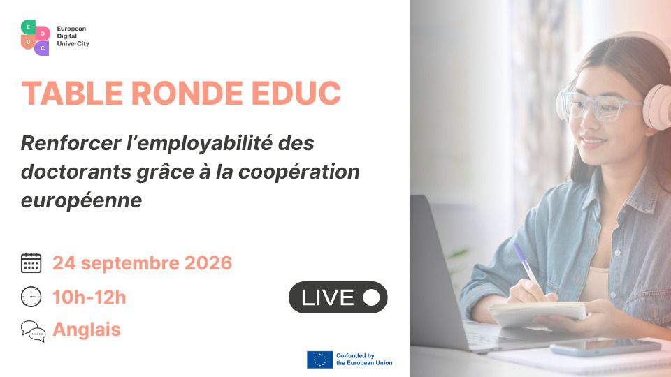 Comment les alliances d’universités européennes peuvent-elles mieux valoriser les compétences doctorales et contribuer à ouvrir de nouvelles perspectives de carrière ?