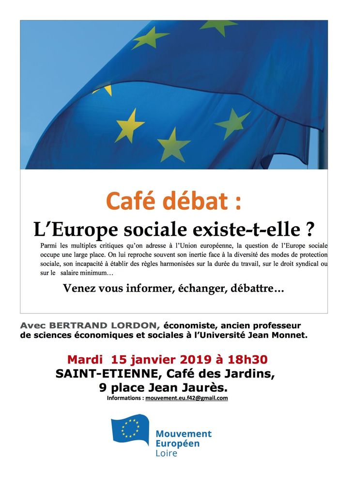 (café-débat) L'Europe sociale existe-t-elle ?