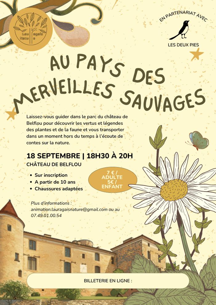 Balade au pays des merveilles sauvages au château de Belflou à Belflou — le 18 septembre 2026