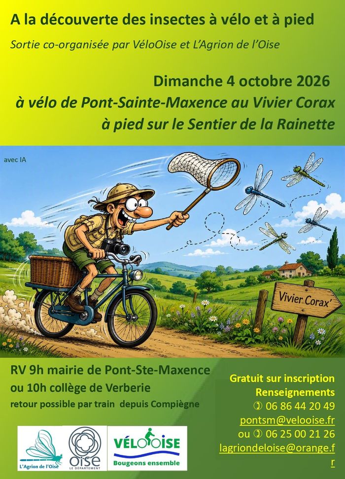 À la découverte des insectes - Balade à vélo familiale (Pont-Sainte-Maxence)