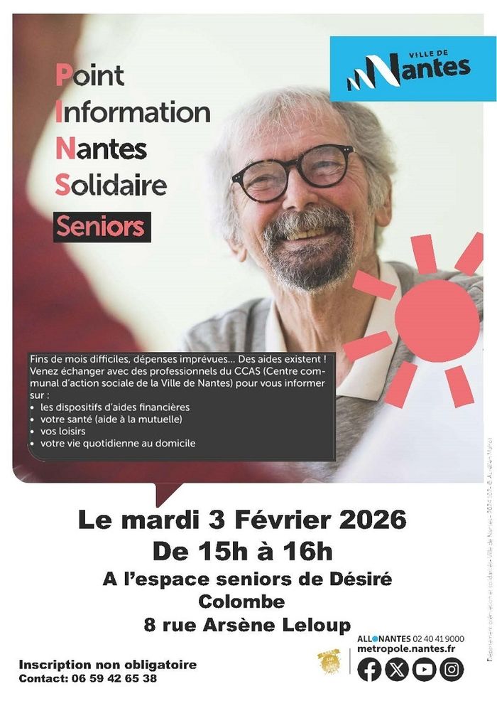 Seniors : Point Information Nantes Solidaire