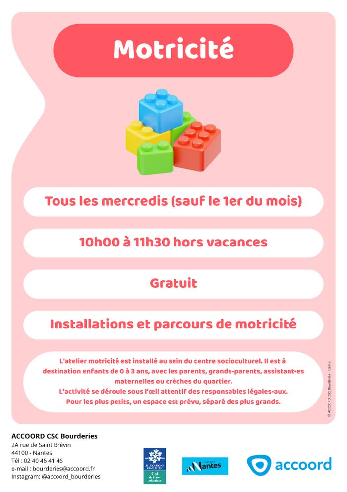 Atelier motricité pour les 0-3 ans